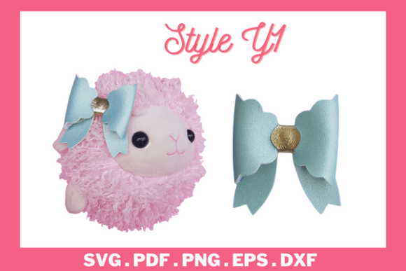 Bow, Hairbow Template SVG, PDF, PNG Y1: 3D Shapes Review