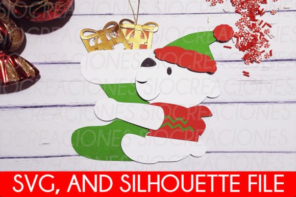 Christmas Bear SVG: A 3D Design Review