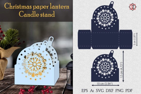 Christmas Candlestick Stencil2: A 3D SVG Review