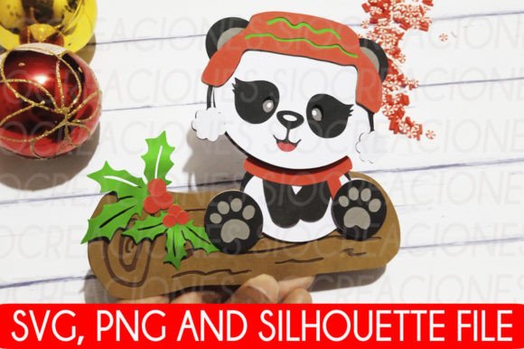Christmas Panda in the Trunk: 3D SVG Review