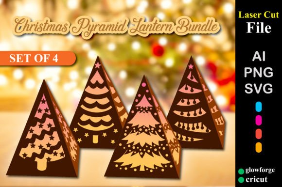 Christmas Pyramid 3D SVG for Local Brands