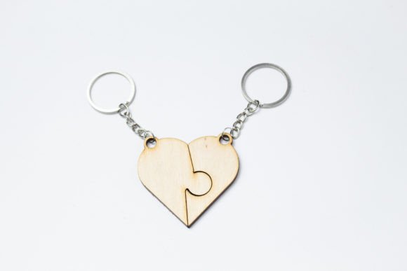 Couple Keychain 3D SVG for Holidays