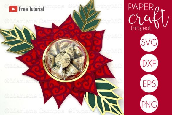 Cut Files Poinsettia Candy Holder: 3D SVG Shapes Review