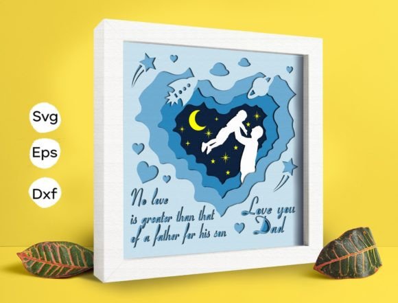 Dad and Son Papercut Light Box Design Review