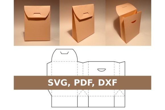 Gift Bag Template: 3D SVG for Gift Boxes
