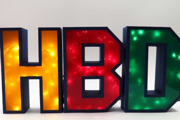 Light Alphabet Letters and Numbers Template Review