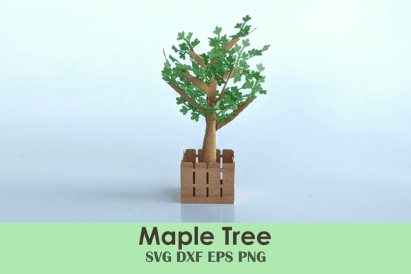 Mini Maple Tree Template: 3D SVG & Paper Flowers Review