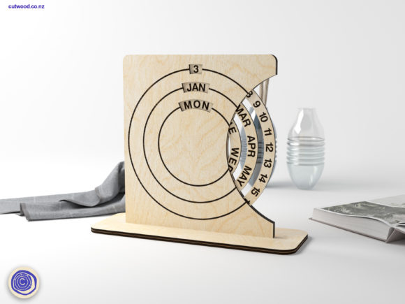 Perpetual Calendar: 3D SVG Shapes for Crafters