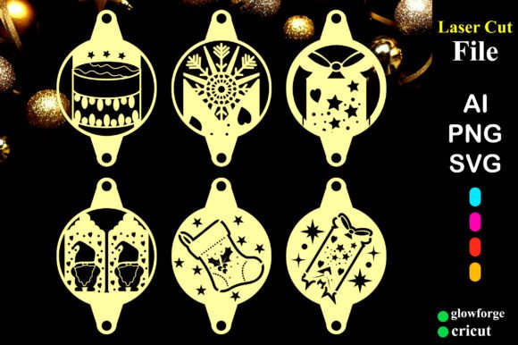 Simple Christmas Stencils Templates: 3D SVG Review