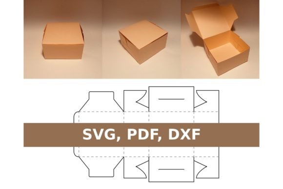 Square Box: 3D SVG for Gift Boxes