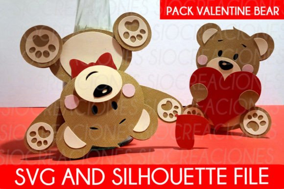 Valentine Bear Svg: 3D SVG Shapes Review