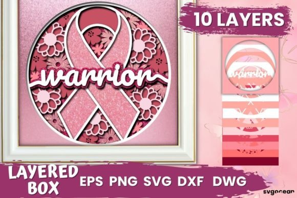 Warrior Shadow Box: 3D SVG for Shadow Boxes